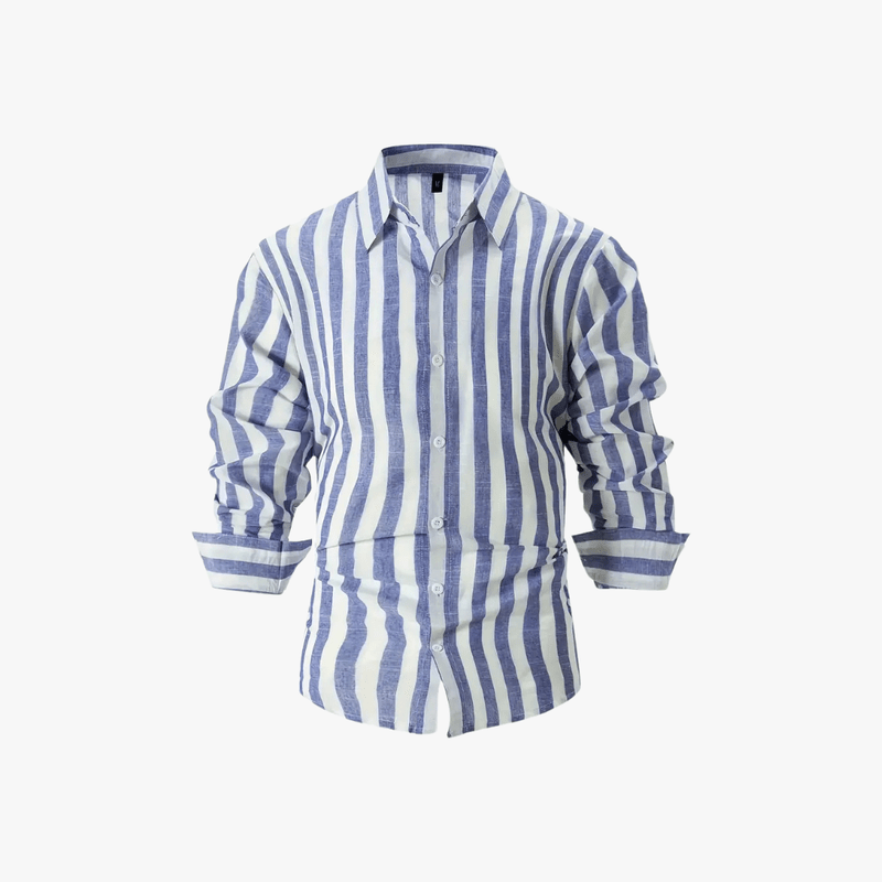 Janus | Smart Casual Summer Shirt – Old Money Preppy Stripe Design