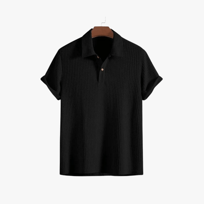 Lucas | Stylish Summer Polo Shirt for Men – Breathable Waffle Knit