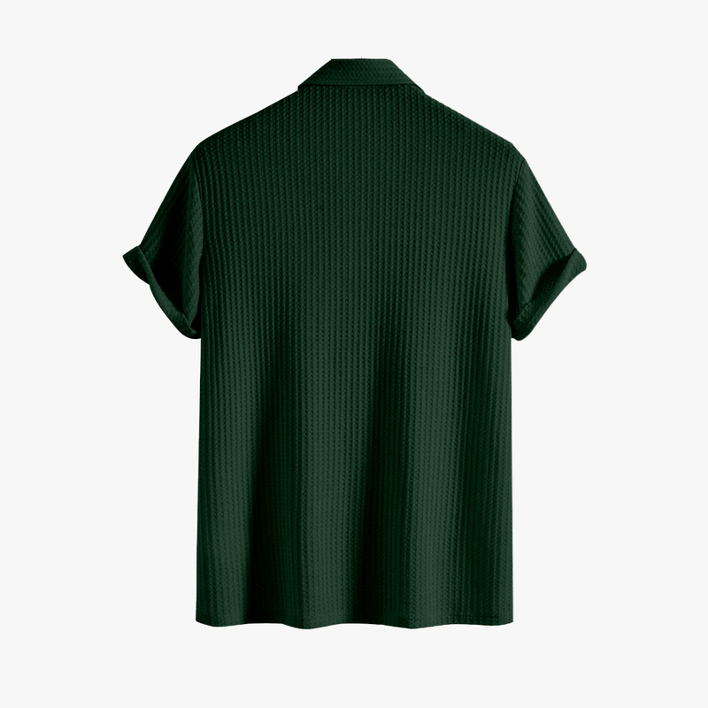 Lucas | Stylish Summer Polo Shirt for Men – Breathable Waffle Knit