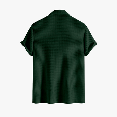 Lucas | Stylish Summer Polo Shirt for Men – Breathable Waffle Knit