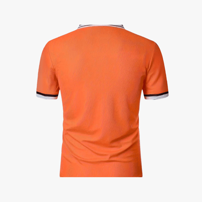 Dru | Summer Men's Slim Fit Polo Shirt – Lightweight, Stretch, Short Sleeve, Breathable & Moisture-Wicking