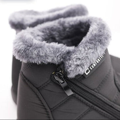 Dervin | High leather winter boots with warm lining