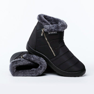 Dervin | High leather winter boots with warm lining