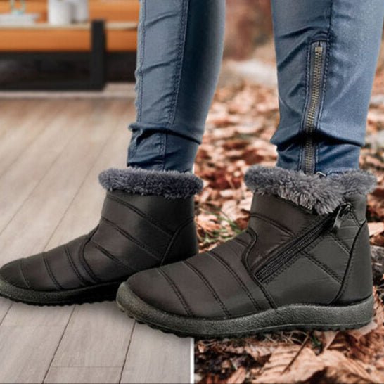 Dervin | High leather winter boots with warm lining