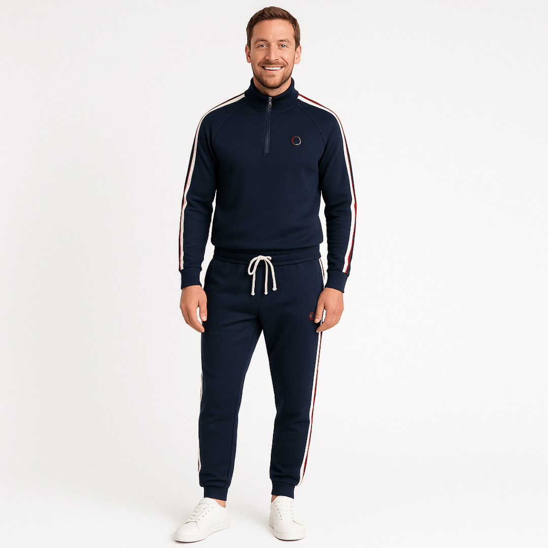 Erasmo® | Men Tracksuits with Side Stripes