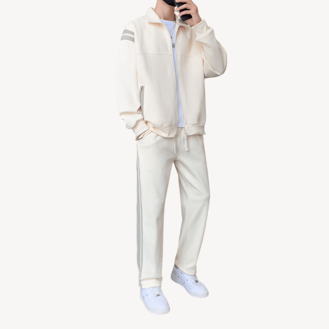 Hasan® | Men Winter Tracksuits With Contrast Stripe Detail