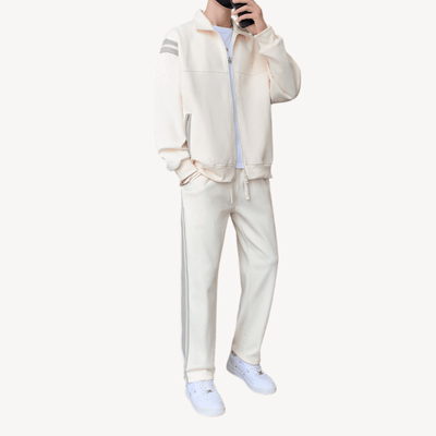 Hasan® | Men Winter Tracksuits With Contrast Stripe Detail