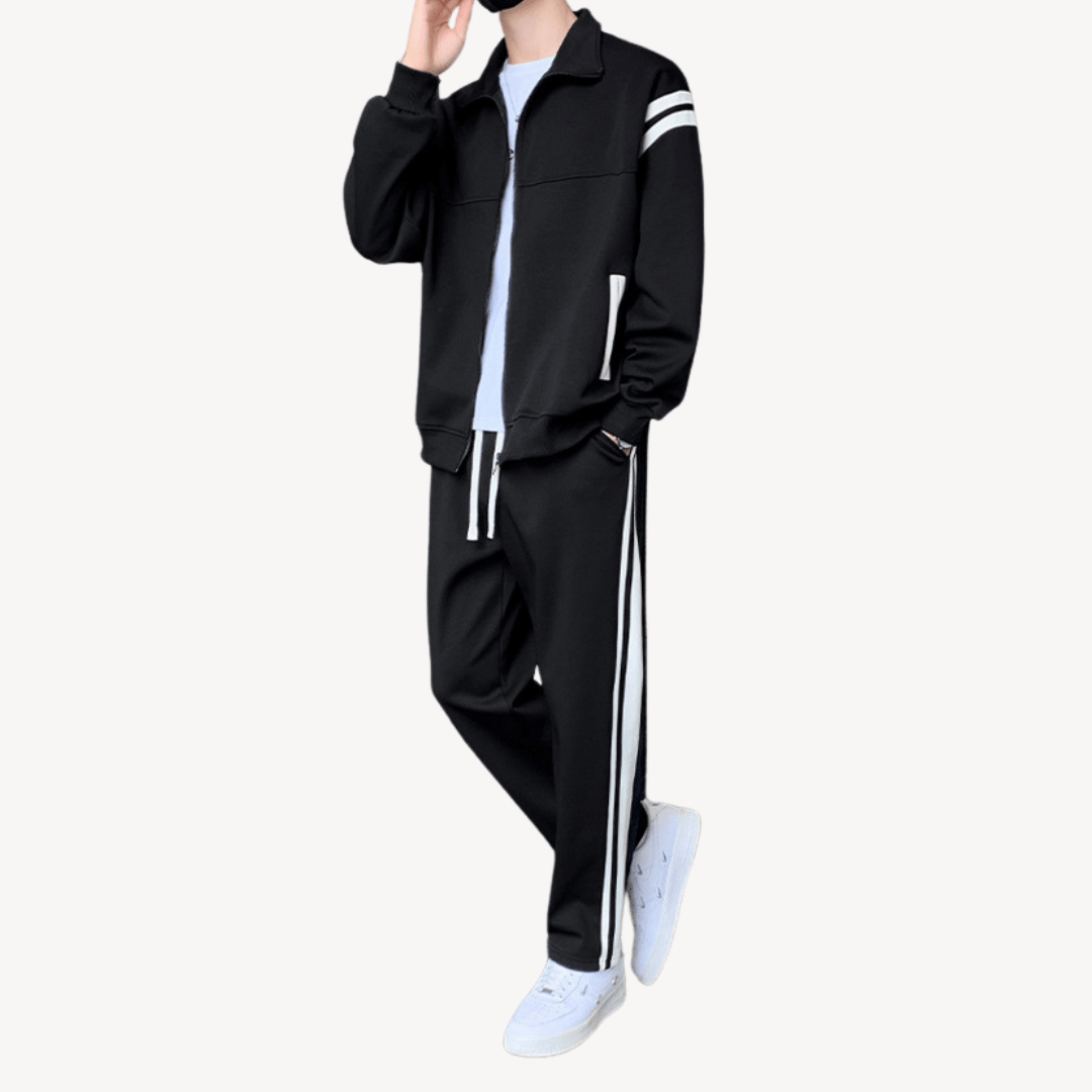 Hasan® | Men Winter Tracksuits With Contrast Stripe Detail