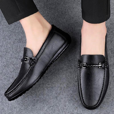 Elijah® | Leather Loafers For Men Business And Wedding Shoes