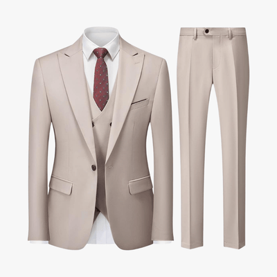 Sami® | Men's 3 Piece Slim Fit Suit – Blazer, Waistcoat, Trousers