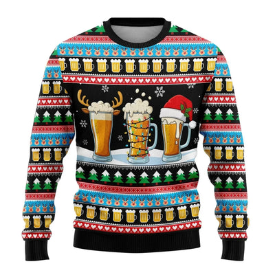 Leif® | Men’s 3D Chrisas Jumper With Funny Festive Prints