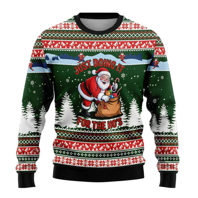 Leif® | Men’s 3D Chrisas Jumper With Funny Festive Prints