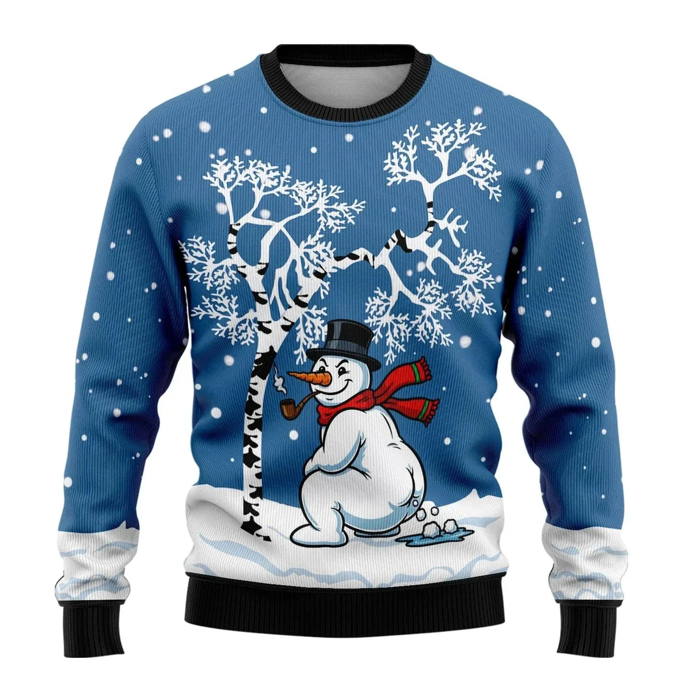 Leif® | Men’s 3D Chrisas Jumper With Funny Festive Prints