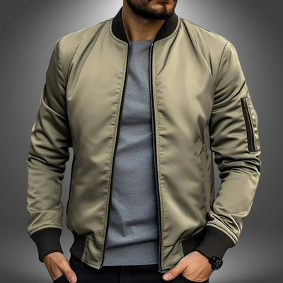 Dov® | Men’s Bomber Jacket With Zip Pocket