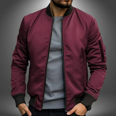 Dov® | Men’s Bomber Jacket With Zip Pocket