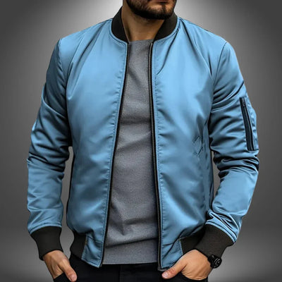 Dov® | Men’s Bomber Jacket With Zip Pocket