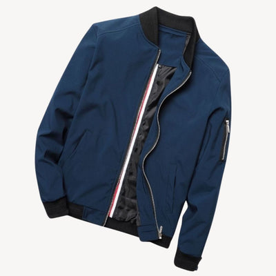Hubert® | Men’s Bomber Jacket With Zip Pocket