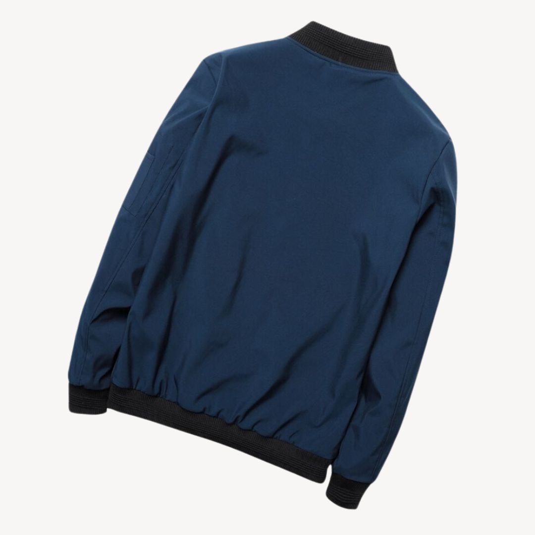 Hubert® | Men’s Bomber Jacket With Zip Pocket