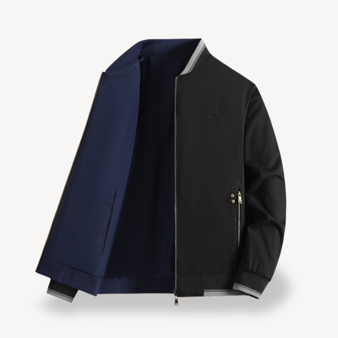 Isidoro® | Men’s Bomber Jacket with Zip Pockets