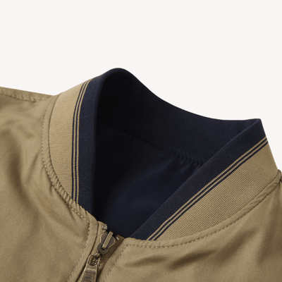 Isidoro® | Men’s Bomber Jacket with Zip Pockets