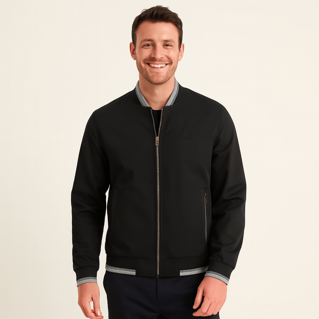 Isidoro® | Men’s Bomber Jacket with Zip Pockets