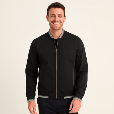 Isidoro® | Men’s Bomber Jacket with Zip Pockets