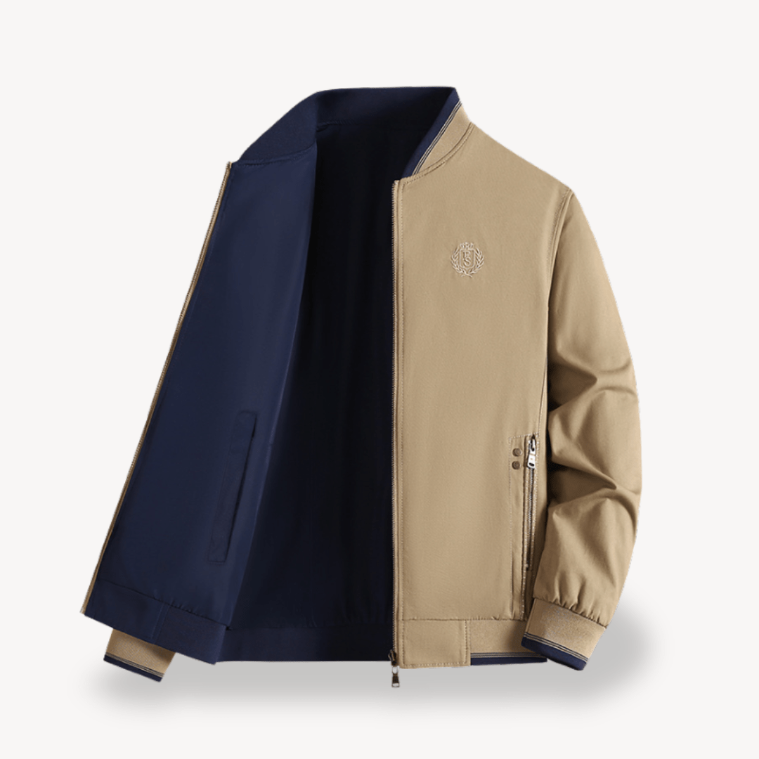 Isidoro® | Men’s Bomber Jacket with Zip Pockets