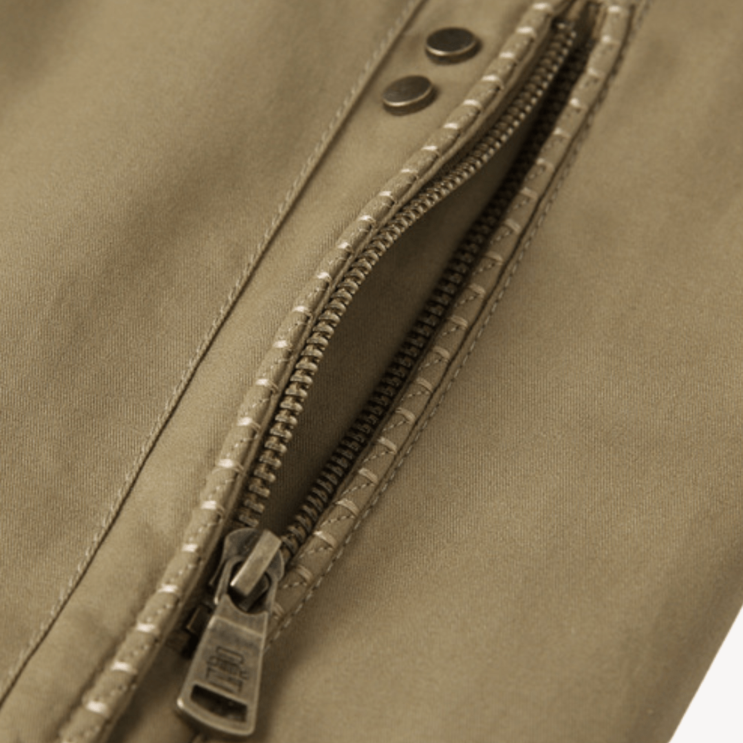 Isidoro® | Men’s Bomber Jacket with Zip Pockets