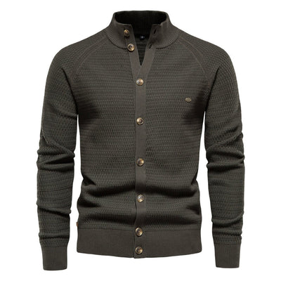 Marti® | Men’s Cardigan With Stand Collar