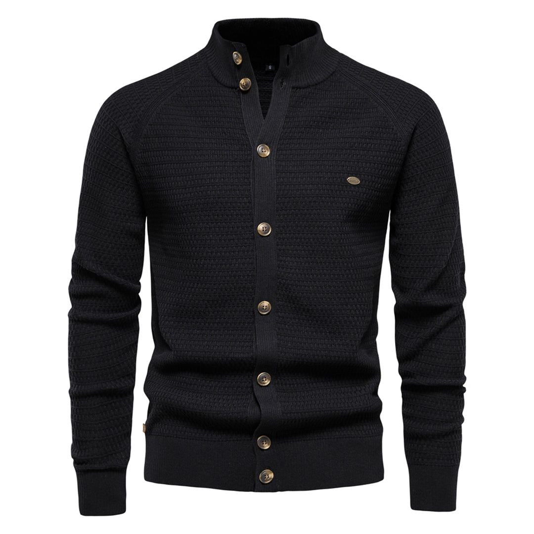 Marti® | Men’s Cardigan With Stand Collar