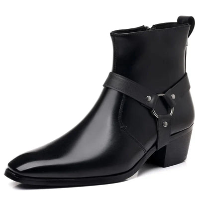 Ludovico® | Men’s Chelsea Boots With Ankle Strap