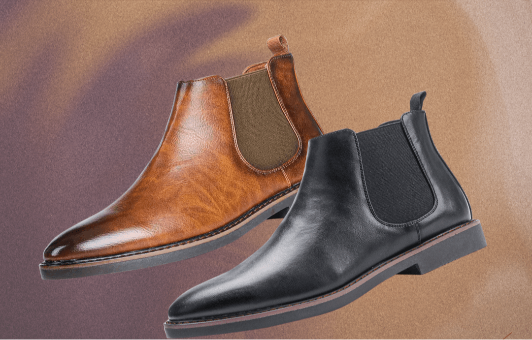 Lucio® | Men’s Chelsea Boots With Contrast Stitch