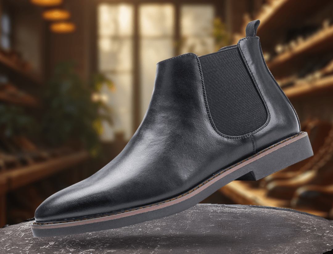 Lucio® | Men’s Chelsea Boots With Contrast Stitch