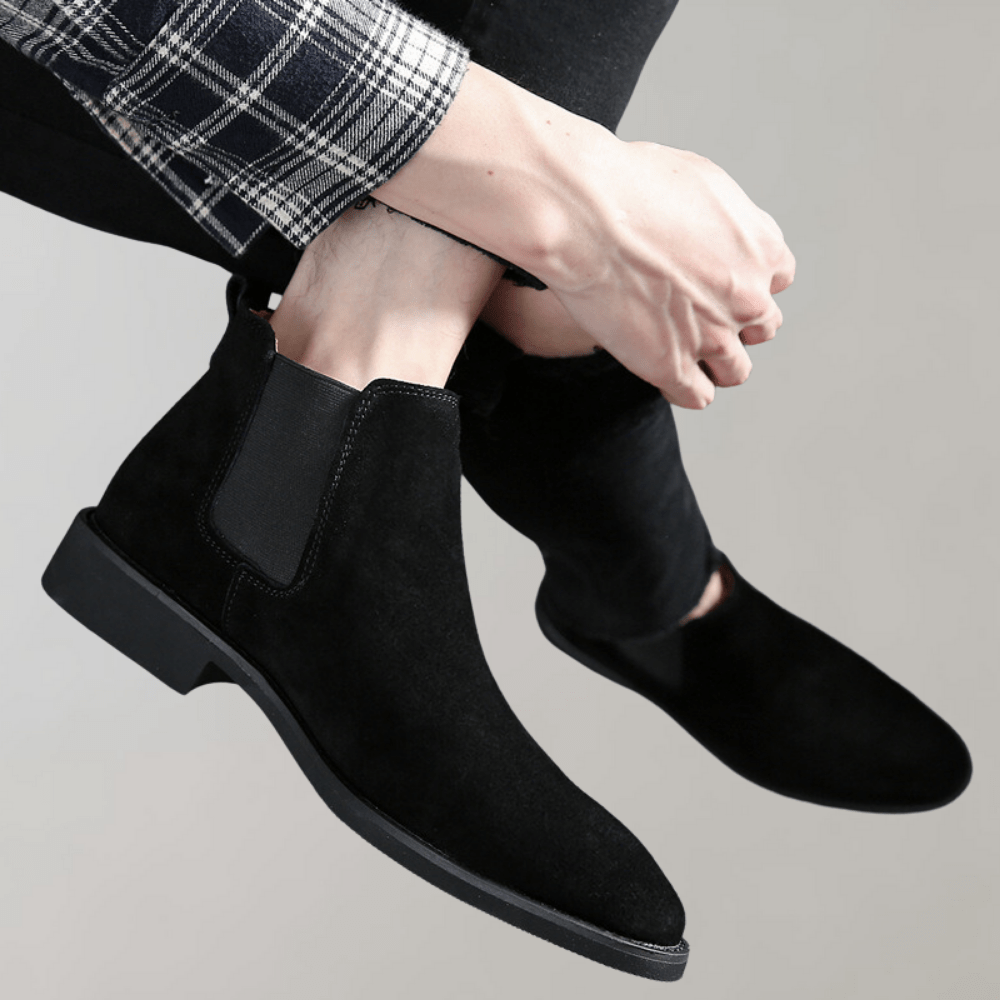 Livio® | Men’s Chelsea Boots With Elastic Sides