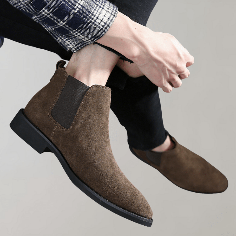 Livio® | Men’s Chelsea Boots With Elastic Sides