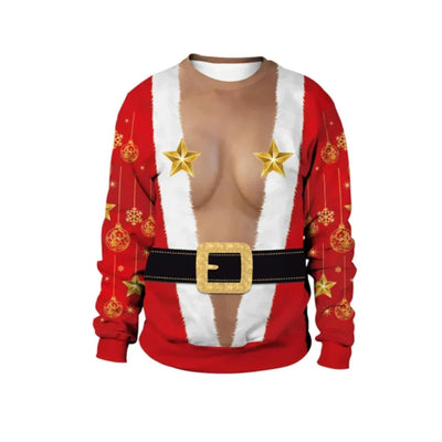 Lázaro® | Men’s Chrisas Jumper With Playful Seasonal Designs