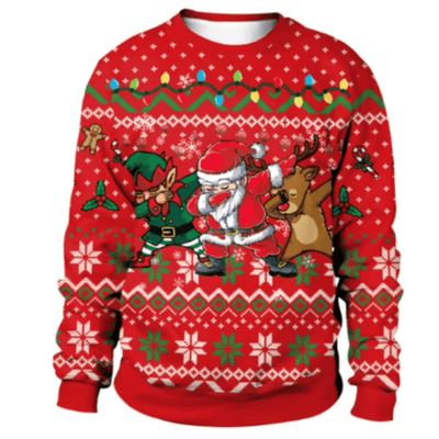 Lázaro® | Men’s Chrisas Jumper With Playful Seasonal Designs