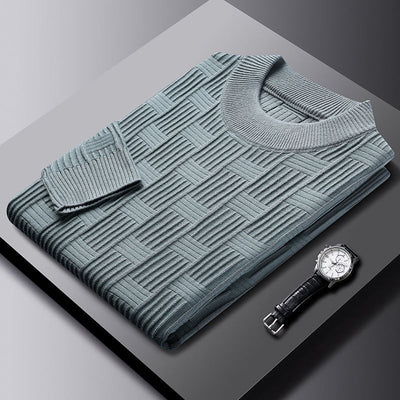 Fortunato® | Men’s Jumpers With Block Knit Texture