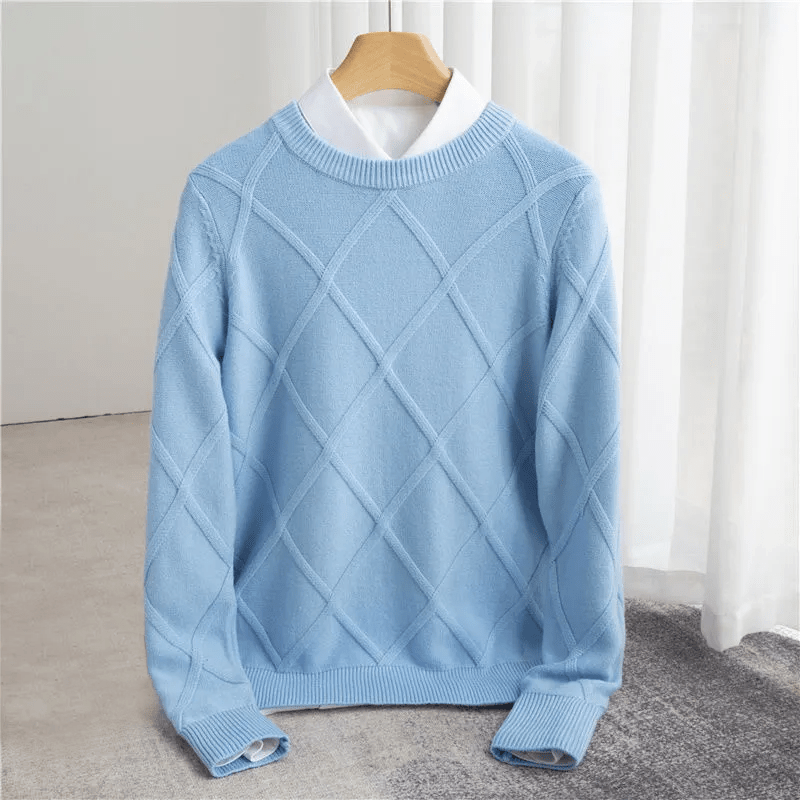 Fulvio® | Men’s Jumpers With Diamond Pattern