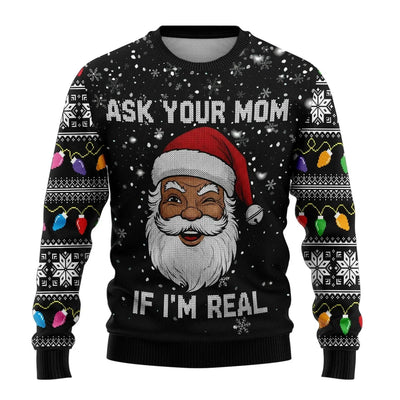 Levin® | Men’s Knitted Chrisas Jumper With Santa Print