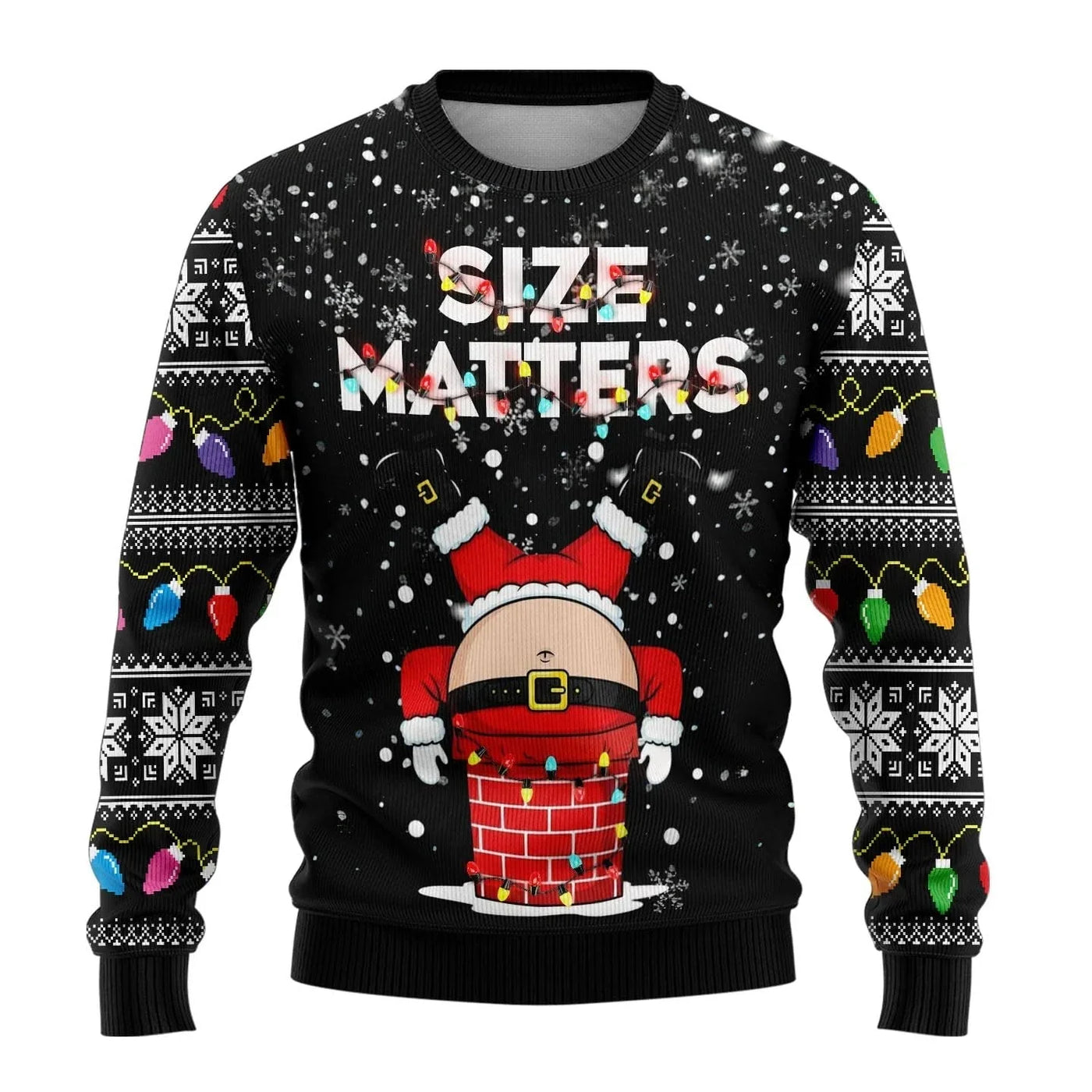 Levin® | Men’s Knitted Chrisas Jumper With Santa Print