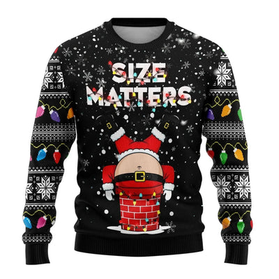 Levin® | Men’s Knitted Chrisas Jumper With Santa Print