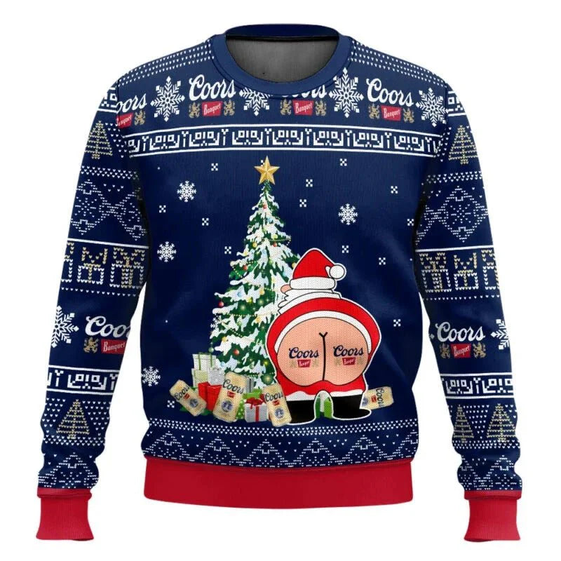 León® | Men’s Knitted Chrisas Jumper With Santa Quote