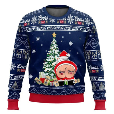 León® | Men’s Knitted Chrisas Jumper With Santa Quote