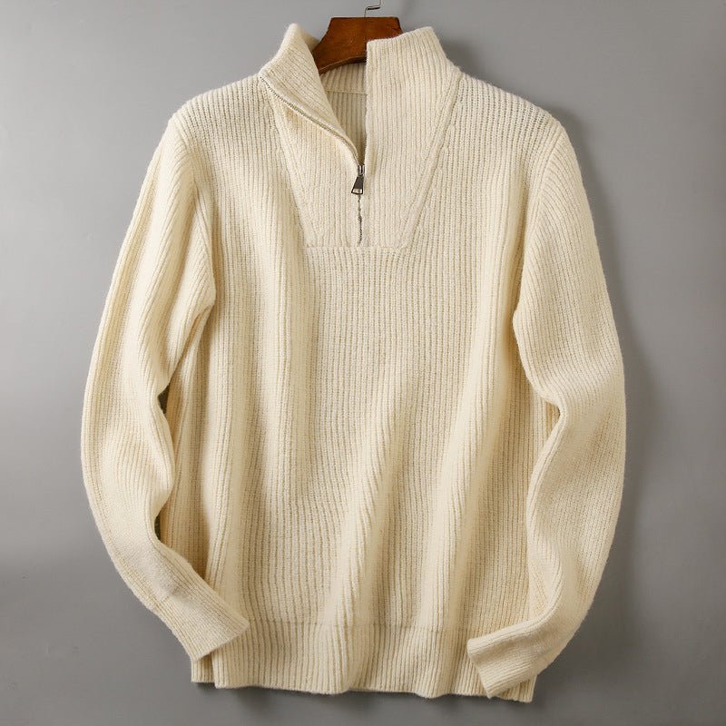 Gabino® | Men’s Knitted Jumpers With Half Zip