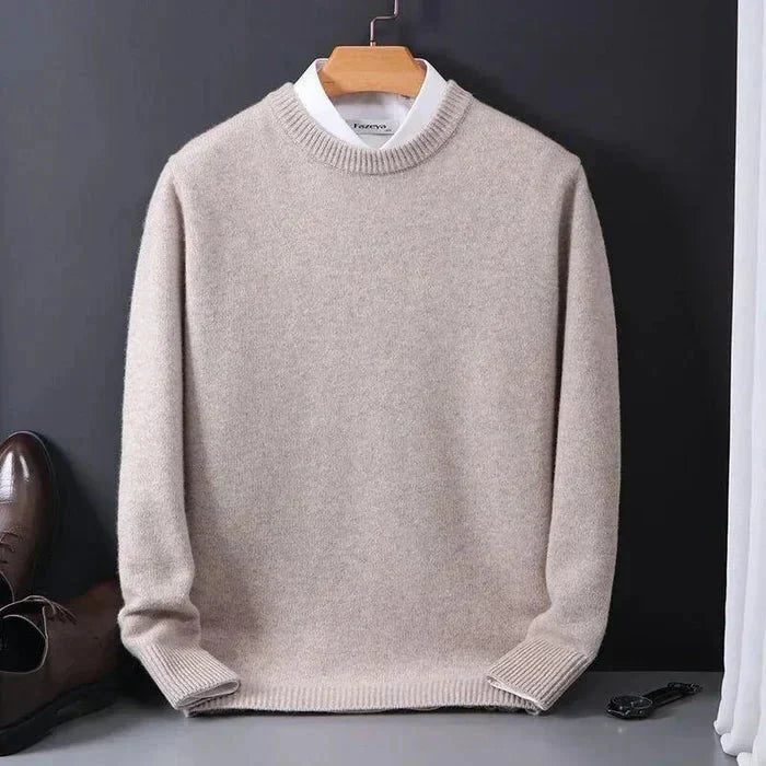 Hernán® | Men’s Knitted Sweater With Crew Neck