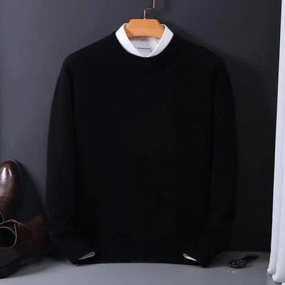 Hernán® | Men’s Knitted Sweater With Crew Neck