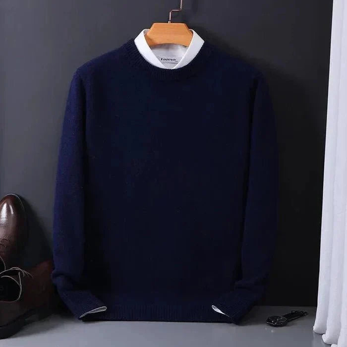 Hernán® | Men’s Knitted Sweater With Crew Neck