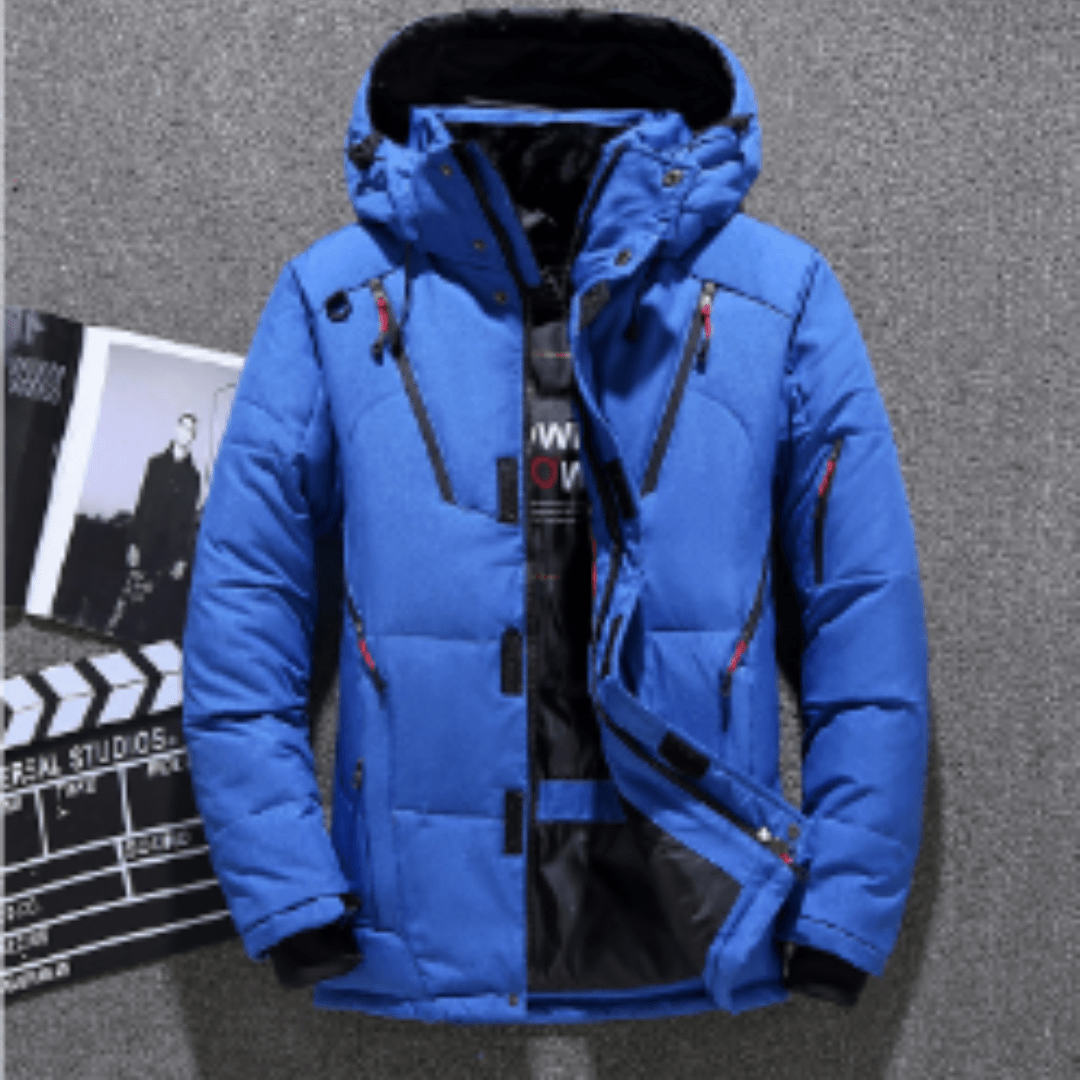 Olegario® | Men’s Puffer Jacket With Chest Zip Pockets