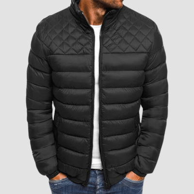Nereo® | Men’s Puffer Jacket With Quilted Detail